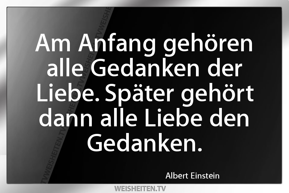 Albert Einstein Sagt Uber Liebe