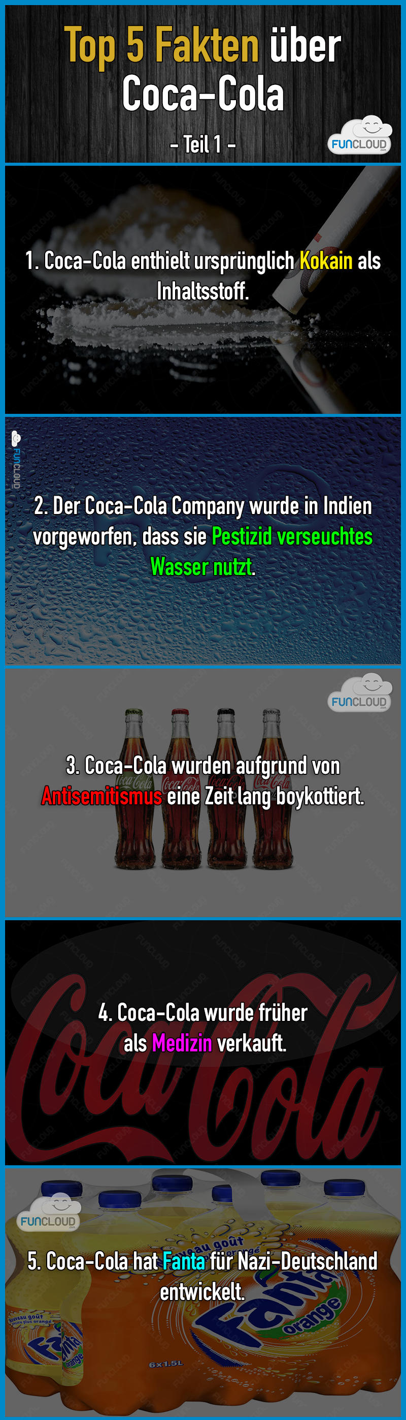 Top 5 Fakten Über Coca Cola (Teil 1)