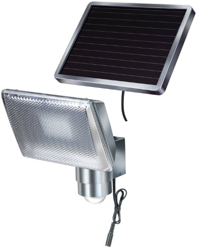 Brennenstuhl Solar LED-Strahler SOL 80 ALU IP44 mit Infrarot-Bewegungsmelder 8xLED Alu, 1170840