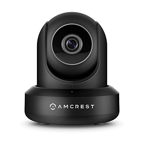 Amcrest ProHD IP2M-841B 1080P Wlan kamera, Überwachungskamera mit Pan / Tilt, Audiofunktion, Cloud Vernindung, 90° Betrachtungswinkel und Nachtsicht (Schwarz)