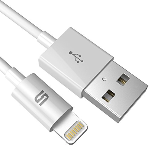 Lightning Kabel Syncwire iPhone Ladekabel 2m - Lebenslange Garantieserie - [Apple MFi zertfiziert] für iPhone 7 Plus SE iPhone 6s 6 Plus 6 5S 5C 5, iPad Air 2, Mini 3, iPod 5 und iPod Nano 7 - Weiß