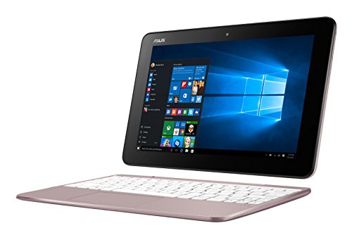 Asus T101HA-GR012T 25,7cm (10,1 Zoll Glare Type) 2-in-1 Notebook (Intel Atom, 128 GB Flash-Speicher, 2 GB RAM, Intel HD Graphics, Win 10 Home) pink-gold