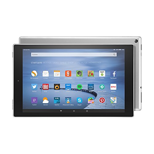 Fire HD 10-Tablet, 25,65 cm (10,1 Zoll) HD Display, WLAN, 64 GB (Silbermetallic)