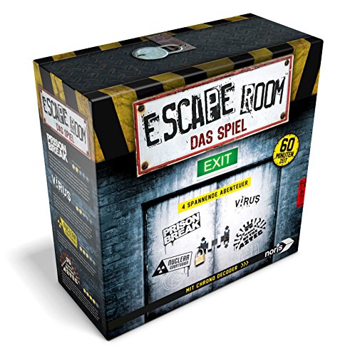Noris Spiele 606101546 - Escape Room inkl. 4 Fällen und Chrono Decoder
