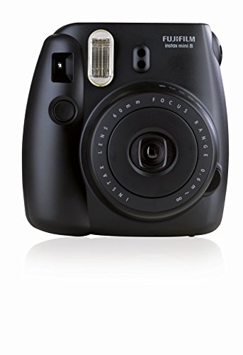 Fujifilm 16443864 Instax Mini 8 Sofortbildkamera (62 x 46 mm) schwarz
