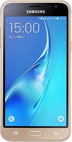 Samsung Galaxy J3 (2016) DUOS Smartphone (5,0 Zoll (12,63 cm Touch-Display, 8 GB Speicher, Android 5.1) gold
