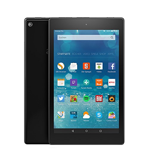Fire HD 8-Tablet, 20,3 cm (8 Zoll), HD-Display, WLAN, 16 GB (Schwarz) - mit Spezialangeboten