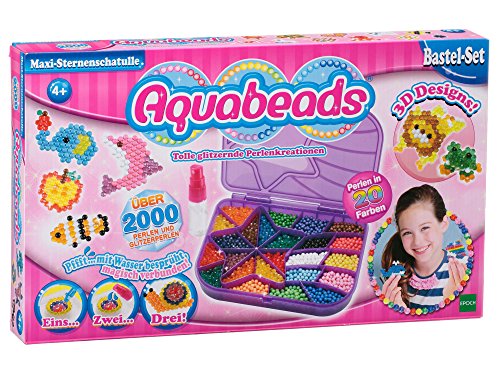 Aquabeads 79448 - Maxi-Sternenschatulle, Kinder Bastelsets