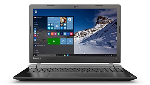 Lenovo Einsteiger Notebook mit 15,6 Zoll HD Display mit 500GB Festplatte (HDD), 4GB Arbeitsspeicher und Windows 10 (Ideapad)