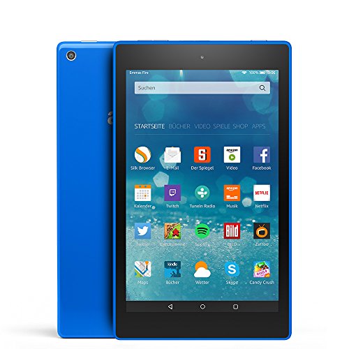 Fire HD 8-Tablet, 20,3 cm (8 Zoll), HD-Display, WLAN, 8 GB (Blau) - mit Spezialangeboten