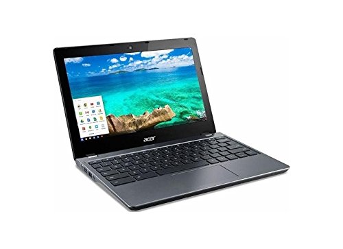 Acer Chromebook C740-C3DY 29,5 cm (11,6 Zoll) Netbook (Intel Celeron 3205U, 1,5GHz, 2GB RAM, 32GB SSD, Intel HD Graphics, Chrome) granit grau