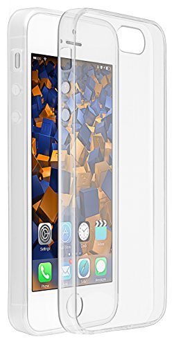 mumbi UltraSlim Hülle für iPhone SE 5 5S  Schutzhülle transparent (Ultra Slim - 0.55 mm)