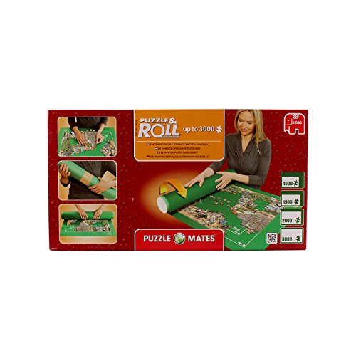 Jumbo 17691 - Puzzle Mates and Roll, Puzzlematte, bis 3000 Teile