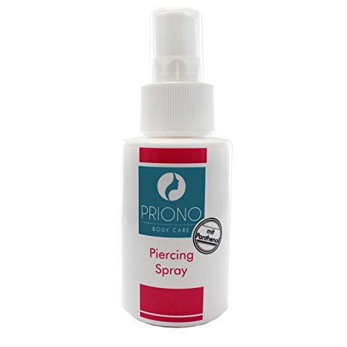 Priono® - Piercing Spray - 75 ml (Piercingspray Piercingpflege Antibakteriell Reinigung Aftercare Nachsorge Wundreinigung Desinfektion wässrige Lösung)