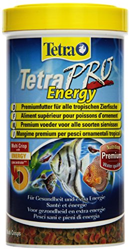 Tetra Pro Energy Premiumfutter (für alle tropischen Zierfische, mit Energiekonzentrat für extra Wohlbefinden, Vitaminstabilität und hoher Nährwert, konzentrierter Nährstoffgehalt Omega-3 Fettsäuren), 500 ml Dose