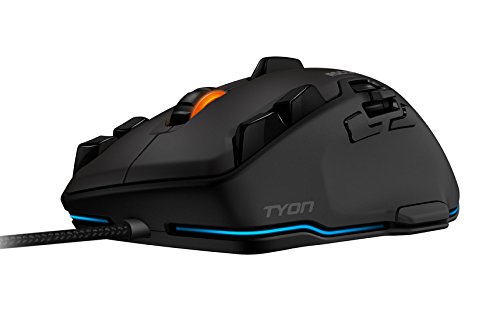 Roccat Tyon All Action Multi-Button Gaming Laser-Maus (8200dpi, 14-Tasten, USB) grau/schwarz