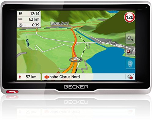 Becker active.5 LMU Navigationsgerät (12,7 cm (5 Zoll) Bildschirm, 47 Länder vorinstalliert, TMC, Becker MagClick Aktivhalter, mit Becker SituationScan)