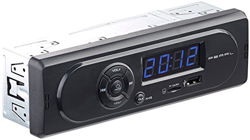 PEARL MP3-Autoradio CAS-300 mit Wiedergabe von USB & microSD, 2x 7 W