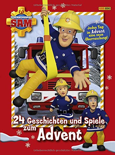 Feuerwehrmann Sam: 24 Geschichten und Spiele zum Advent