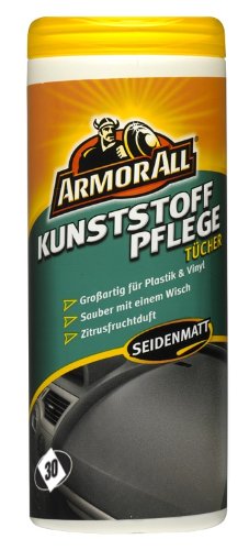 Armor All Kunststoffpflege Tücher (33025L) , seidenmatt, 30 Stck.