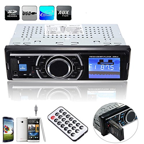 Autoradio Audio Stereo In-Dash MP3 Musik Player, ELEGIANT Auto KFZ LKW PKW MP3 Musik Player FM Radio Stereo USB Stick SD TF Empfänger mit Fernbedienung