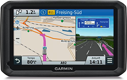 Garmin dezl 770LMT-D LKW Navigationsgerät (lebenslange Kartenupdates, DAB+, LKW-spezifisches Routing, 17,8cm (7 Zoll) Touch-Glasdisplay)