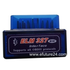 ELM327 Bluetooth Mini car diagnostic Tool OBD2 Interface OBDII Scanner Android V1.5 ELM 327 cable Torque CAN BUS Code Software CAN-BUS UK Wireless PC new version 2013 laptop Reader ELM/327 CANBUS OBD