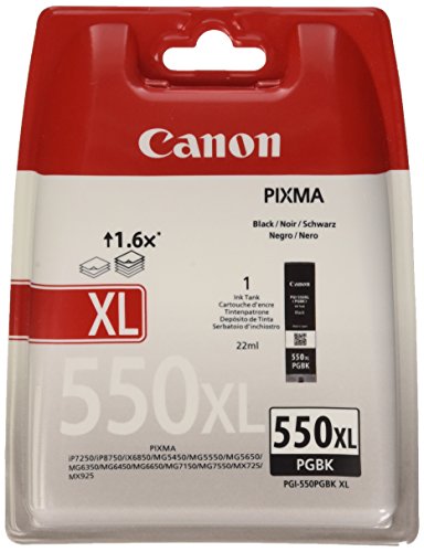 Canon PGI-550XLPGBK Tintenpatrone (22 ml) pigment schwarz