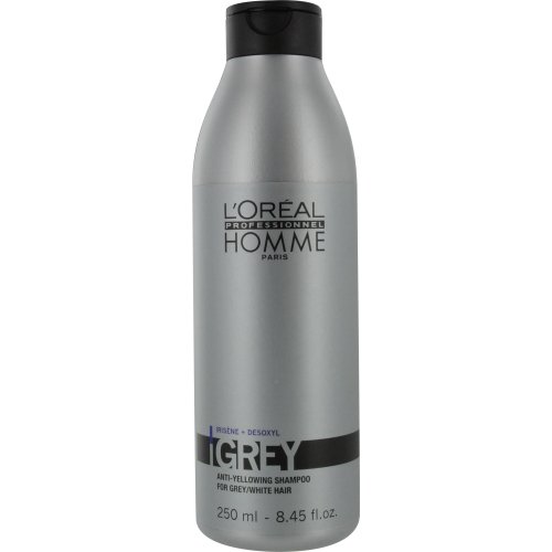 Loreal Homme Grey Shampoo, 1er Pack (1 x 0.25 l)