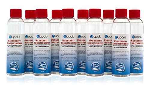 10x 250 ml blupalu Wasserbett Konditionierer - Marken Wasserbetten Conditioner made in Germany