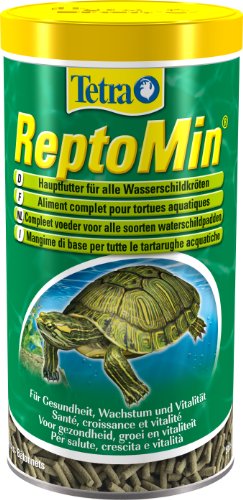 Tetra ReptoMin Hauptfutter (schwimmfähige Futtersticks für Wasserschildkröten), 1 Liter Dose