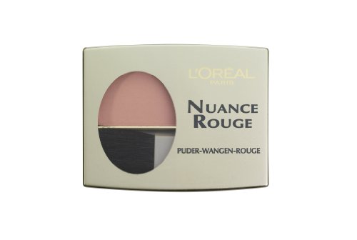 L'Oréal Paris Nuance Rouge, 101 Rosenholz / Wangenrouge für natürlich-mattes Make-Up-Finish, für jeden Hauttyp / 1 x 6g