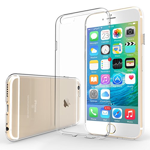 iPhone 6S Hülle - Ultradünne Kristallklare Schutzhülle für iPhone 6 / 6S [Durchsichtig TPU Gel] von Yousave Accessories