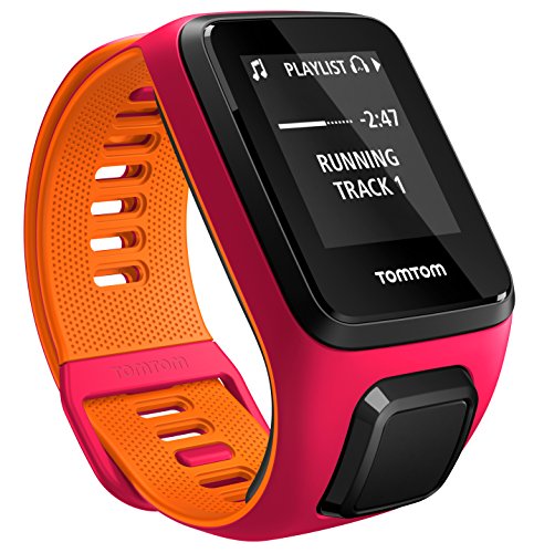 TomTom Runner 3 Cardio + Musik GPS-Sportuhr (Routenfunktion, 3GB Speicherplatz für Musik, Eingebauter Herzfrequenzmesser, Multisport-Modus, 24/7 Aktivitäts-Tracking)