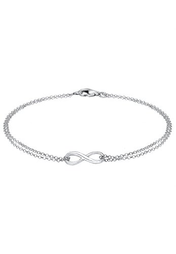 Elli Damen-Armband Infinity 925 Silber 18 cm