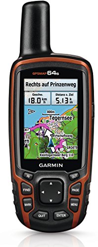Garmin GPSMAP 64s Navigationshandgerät - 2,6''-Farbdisplay, barometrischer Höhenmesser, Live Tracking