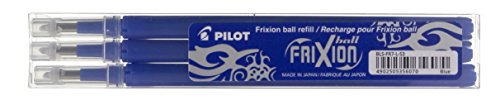 Pilot Frixion Tintenroller-Ersatzminen radierbar 3 Stück blau