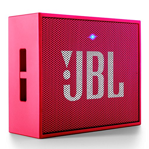 JBL Go Ultra Wireless Bluetooth Lautsprecher (3,5mm AUX-Eingang, geeignet für Apple iOS und Android Smartphones, Tablets und MP3 geräten) pink