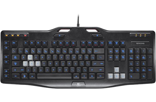 Logitech G105 Gaming-Tastatur schnurgebunden schwarz (deutsches Tastaturlayout, QWERTZ)