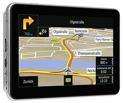 Blaupunkt TravelPilot 53 CE LMU Navigationssystem mit 12,7 cm (5 Zoll) Display, Kartenmaterial Zentraleuropa, lebenslange Karten-Updates*, TMC Stauumfahrung