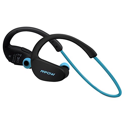 Mpow Cheetah Bluetooth 4.1 Wireless Sport Stereo Kopfhörer mit AptX Technologie für iPhone7 6/6S 6 Plus/6S Plus 5S 5 5C 4S 4, Samsung Galaxy S7/S6 Edge S5 S4 Mini usw.(Blau)
