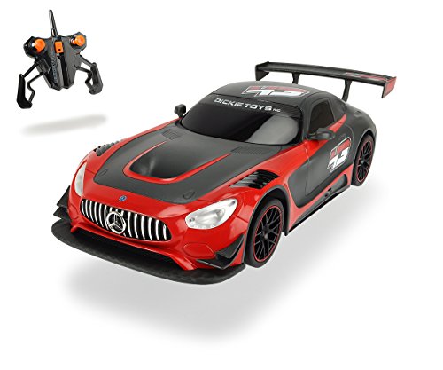 Dickie Toys 201119103 - Rennauto Mercedes-AMG GT3, mit Batterien, 30 cm