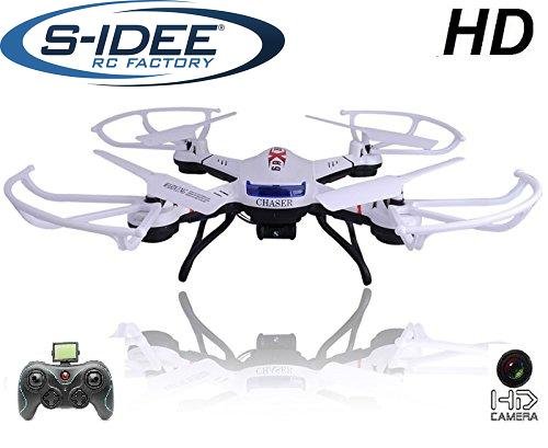 s-idee 01502 Quadrocopter S181C HD KAMERA 4.5 Kanal 2.4 Ghz Drohne mit Gyroscope Technik