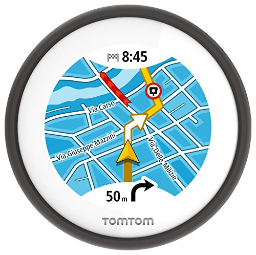 TomTom Vio Motorroller-Navigation (6,1 cm (2,4 Zoll) Display, Europa Karten, Radarkameras auf Wunsch, Anruferanzeige schwarz)