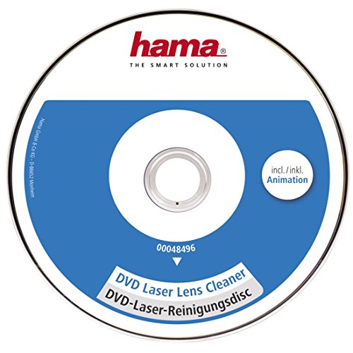 Hama DVD Reinigungsdisc (zur Besetigung von Schmutz in DVD Laufwerken) Laser-Reinigungs DVD