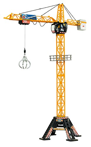 Dickie Toys 203462412 - Mega Crane, kabelgesteuerter Kran, 120 cm hoch