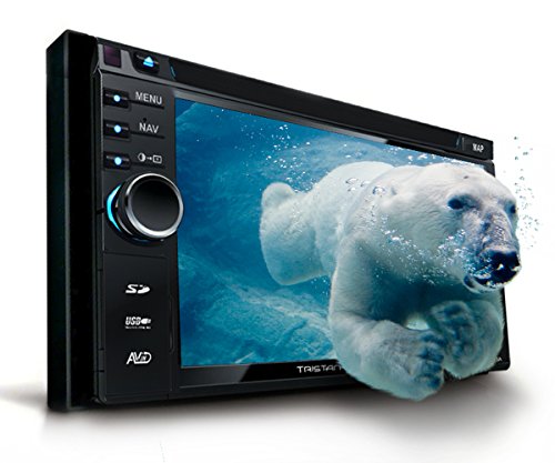 Tristan Auron BT2D7013A Autoradio / Naviceiver | 6,5'' Touchscreen Bildschirm | GPS Navi Europa (39 Länder) | Bluetooth Freisprechfunktion | USB & SD-Karten-Slot | CD/DVD Laufwerk | 2 DIN