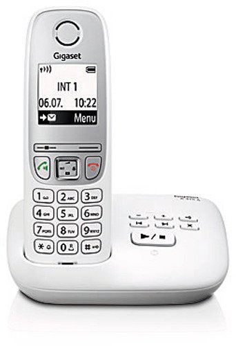 Gigaset A415A Dect-Schnurlostelefon mit Anrufbeantworter, weiß