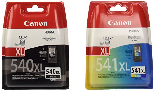 Canon High Capacity Ink Cartridge Value Pack PG-540XL,CL-541XL Genuine