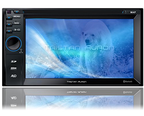 Tristan Auron BT2D7013A Autoradio | 6,5'' Touchscreen | Navi Europa | Freisprechfunktion | USB/SD-Slot | CD/DVD | 2 DIN